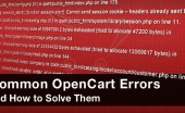 common-opencart-errors-and-how-to-solve-them