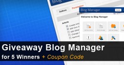 giveaway-blog-manager-for-5-winners-and-coupon-code